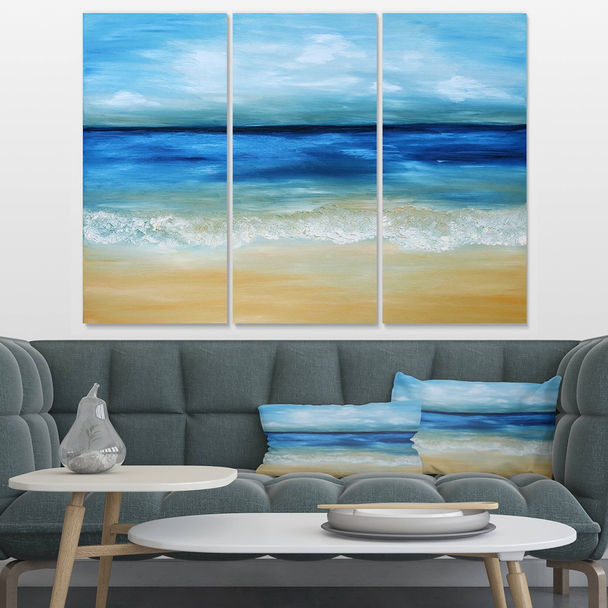 Designart - Warm Tropical Sea and Beach